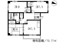 マンション久保Kの間取り画像