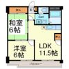 サンパーク大鐘Ⅲの間取り画像
