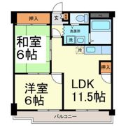 サンパーク大鐘Ⅲの間取り画像