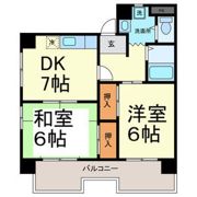 サンパーク大鐘Ⅲの間取り画像