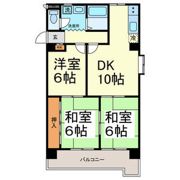 サンパーク大鐘Ⅱの間取り画像