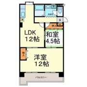 サンパーク大鐘Ⅱの間取り画像
