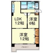 サンパーク大鐘Ⅱの間取り画像