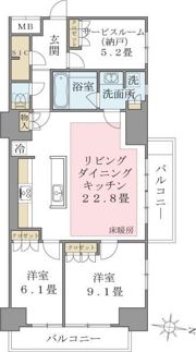 Brillia ist 東雲キャナルコートの間取り画像