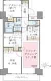 Brillia ist 東雲キャナルコートの間取り画像