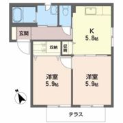 シャンドールAの間取り画像
