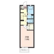 ルシェルクレール Eの間取り画像