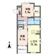 プレイパピオンの間取り画像