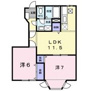 サンベールコガ Aの間取り画像