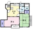 カルムB棟の間取り画像