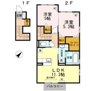 vent vert（ヴァンヴェール） Bの間取り画像