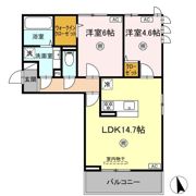 クルール東野の間取り画像