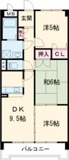 エポック篭山の間取り画像