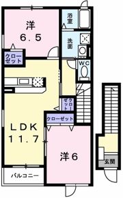 ネーベルベルク壱番館の間取り画像