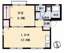 メゾンアムール A棟の間取り画像