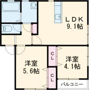 EVER LIFE東加古川の間取り画像