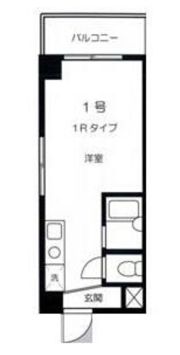熊谷朝日第二ハイツの間取り画像