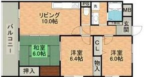 パールマンション手鎌の間取り画像