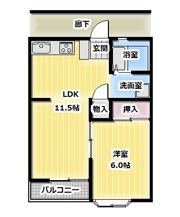 アーバンせいゆう2の間取り画像