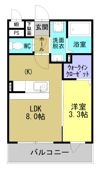 ブルフェヒルズ上竜尾の間取り画像