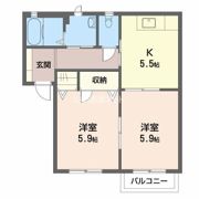 ドリームフジの間取り画像