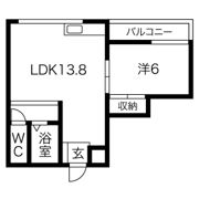 メゾンドゥメール東湊の間取り画像