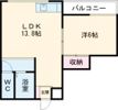 メゾンドゥメール東湊の間取り画像