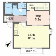 ARIES大富Bの間取り画像