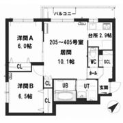 グランメール クルールの間取り画像