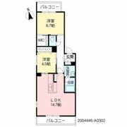 シャーメゾン カルパの間取り画像