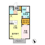 ロイヤルリッチヒル Bの間取り画像