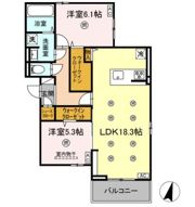 D-ROOM美野島の間取り画像