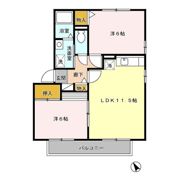 ロイヤルコート A棟の間取り画像