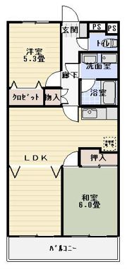 ウェーブⅡの間取り画像