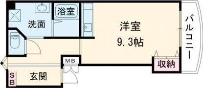 ハローハイツの間取り画像