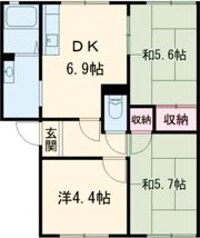 ガーデンハイツ緑ヶ丘Eの間取り画像