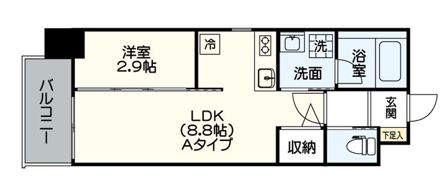 アヴァンティ祇園の間取り画像