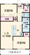 ル・シーノ東雲の間取り画像