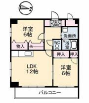 五豊マンションの間取り画像