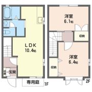 しまむら コーポ Bの間取り画像