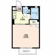 ウエストコート Sの間取り画像