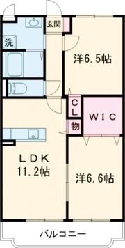 グランディール壱番館の間取り画像