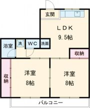 メゾン西部の間取り画像