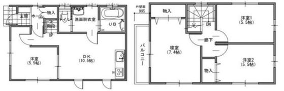 グランソフィア岩槻城町の間取り画像