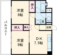 Arla komeyamachiの間取り画像
