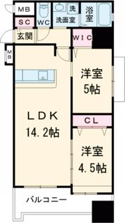 アポロ久留米東の間取り画像