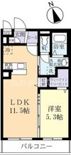 エクセラン阿見の間取り画像