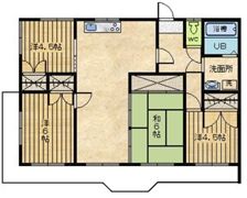 エスポワール都城Ⅱの間取り画像