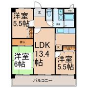 クオーレ佐千原の間取り画像