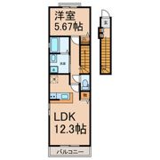 KURA堀ノ内の間取り画像